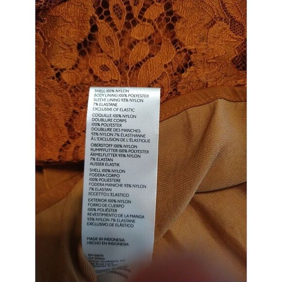 Free People Sleeve Lace Cut Out Dress NWT Sm Boho Cottage Core Feminine - Picture 12 of 12